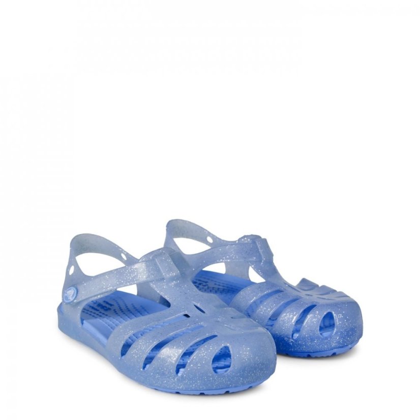 Crocs Kids Isabella Glitter Sandal Flat Sandals Unisex Moon Jelly