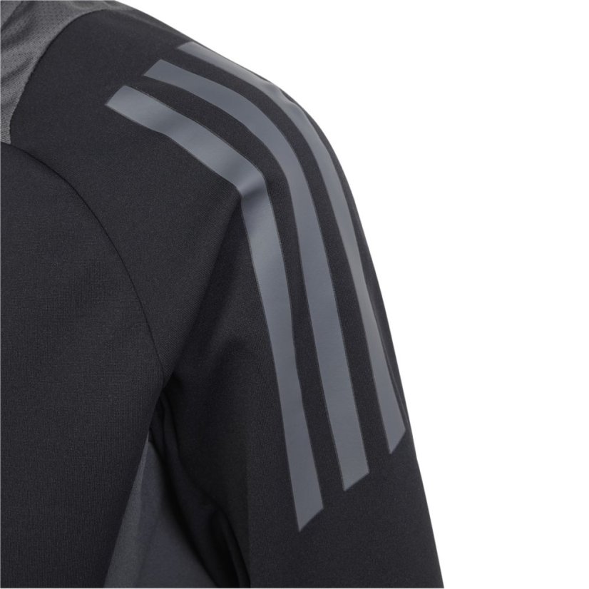 adidas Unisex Kids' Tiro24 Tracksuit Top Black/Dark Grey