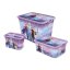 Disney Set Of 3 Storage Boxes - Stitch (91838) Purple