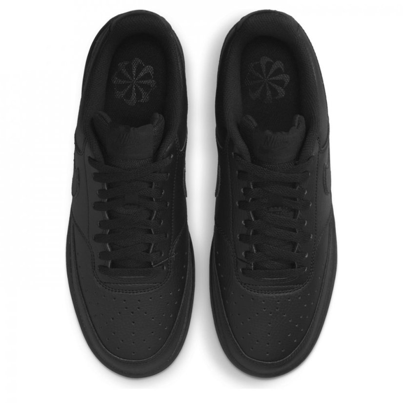 Nike Court Vision Low Trainers Mens Triple Black