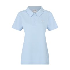 Slazenger Pique Polo Womens Baby Blue