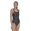 adidas AOP Sportswear Swimsuit Black/White