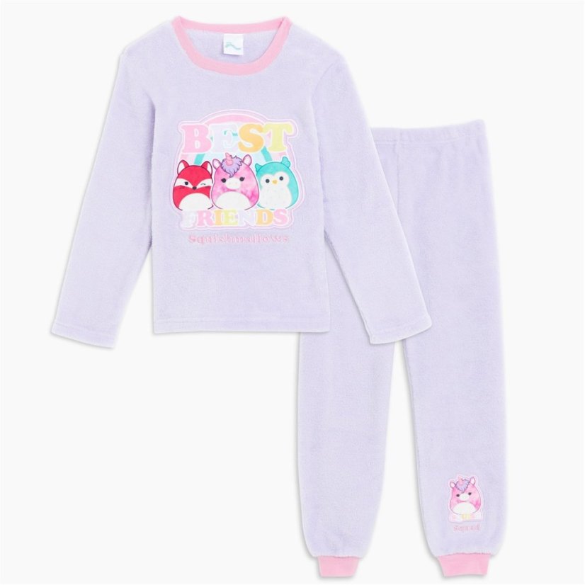 Character Squishmallow Girls Fleece Pj Set Multi