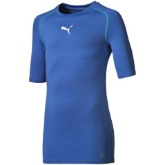 Puma (5) Tb Ss Tee (Vent) Juniors Blue