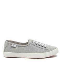 Rocket Dog Women's Chow Chow Dexter Canvas Pumps Light Grey