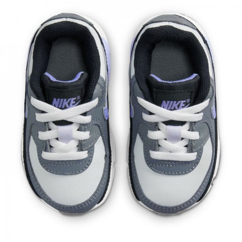 Nike Air Max 90 LTR Baby/Toddler Shoes Grey/Purple