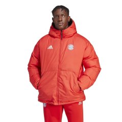 adidas Bayern DNA Down Jacket 2023 2024 Adults Red/Black