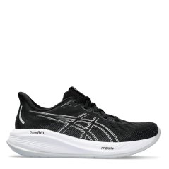 Asics Gel-Cumulus 26 Running Trainers Womens Black/White