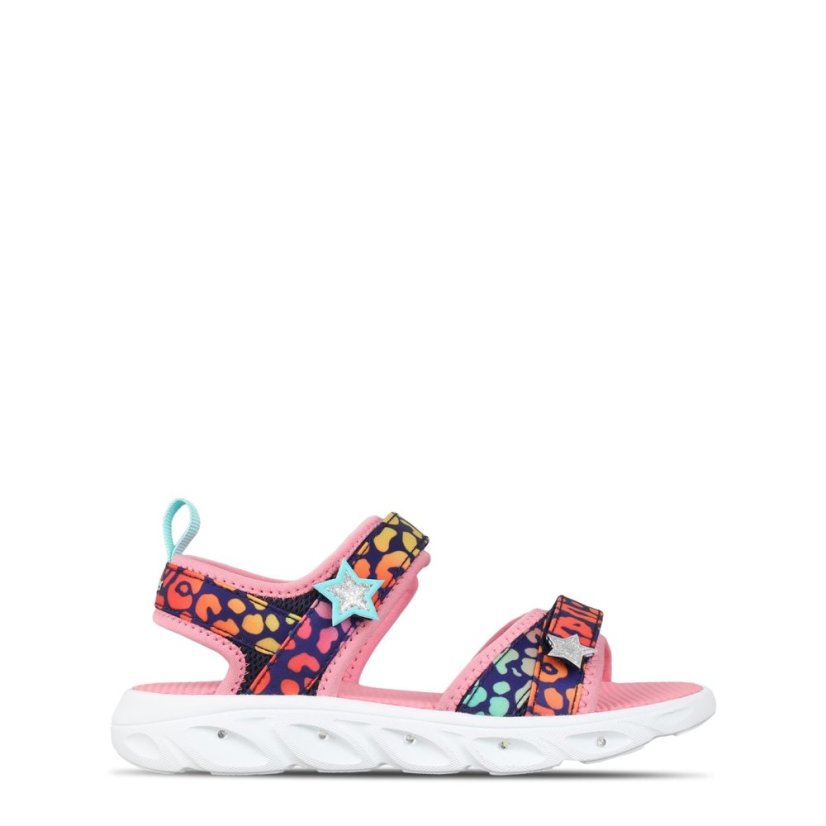 Slazenger Light Up Sole Sandals Juniors Leopard