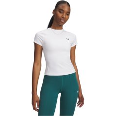 Under Armour Womens Motion Short Sleeve Performance Gym Top White