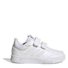adidas Tensaur Hook and Loop Shoes Juniors Ftwr White