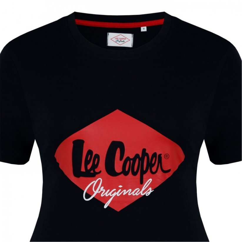 Lee Cooper Diamond dámské tričko Black