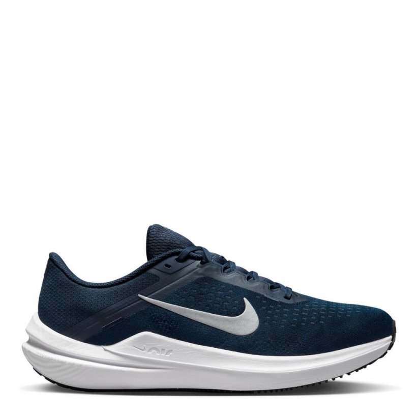 Nike Air Winflo 10 Men's Road Running Shoes Navy/Silver