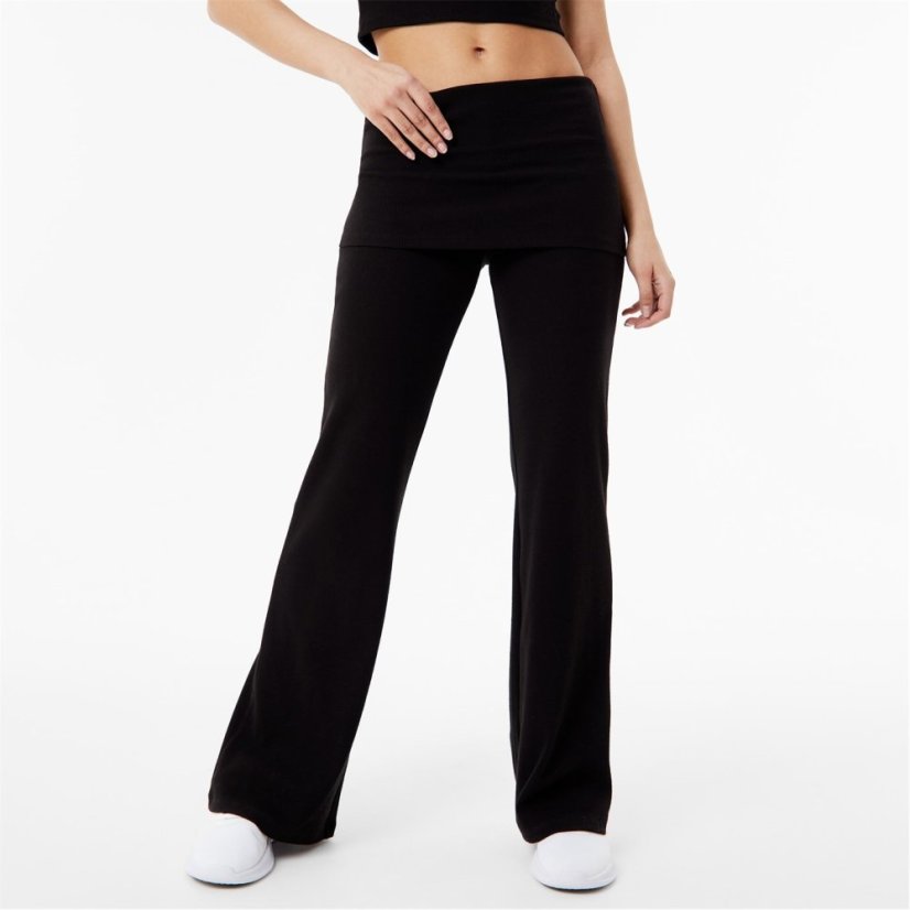 USA Pro x Sophie Habboo Rib Flared Legging Black