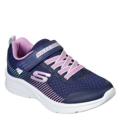 Skechers Microspec Runners Child Girls Lavender/Navy