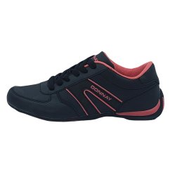 Donnay Speedet Ladies Trainers Black/Fuschia