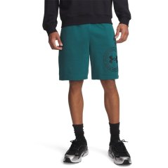 Under Armour Men's Fleece Jogger Shorts Green/Black