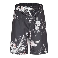 Criminal Damage Men's Sinclair Fleece Jogger Shorts Black/White