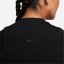 Nike InfinaSoft Essentials Women's Dri-FIT Short-Sleeve Ribbed Top Black