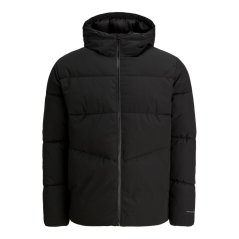 Jack and Jones Men's Global Short Puffer Jacket Black