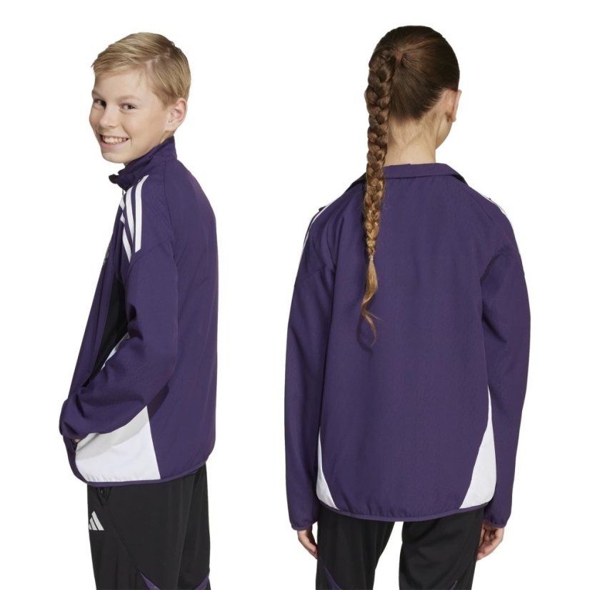 adidas Manchester United Pre Match Jacket 2025 2026 Juniors Red