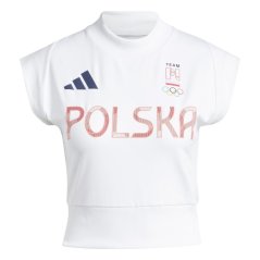 adidas NOC Poland dámske tričko White