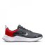 Nike Downshifter 12 Big Kids' Road Running Shoes Grey/Red