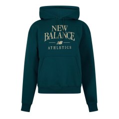 New Balance Womens Trackside Pull Over Hoody Navy