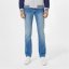 Criminal Damage Men's Skinny Jeans Blue Wash