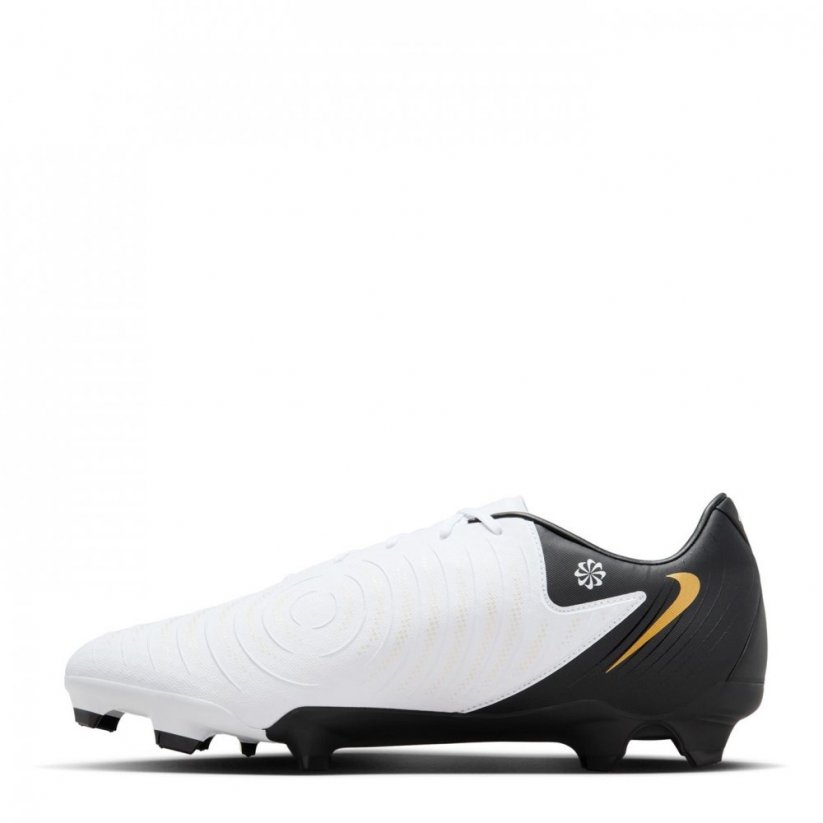 Nike Phantom GX II Academy Firm Ground Football Boots White/Blk/Gold