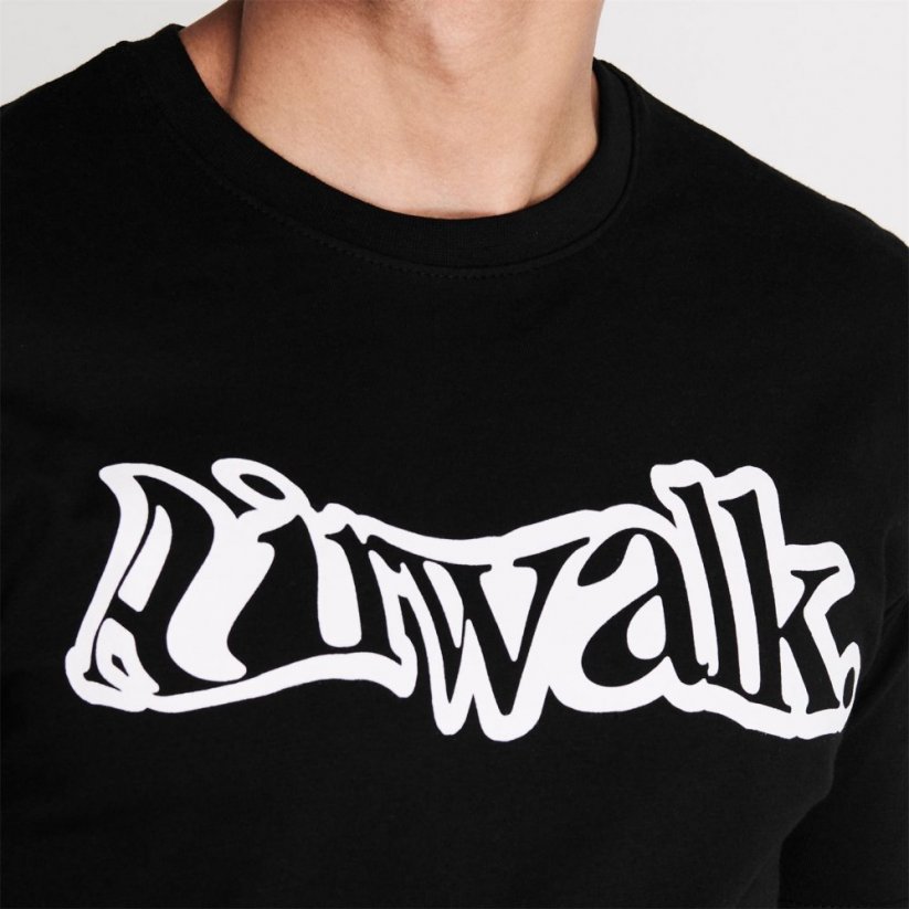 Airwalk Wave Logo pánské tričko Black