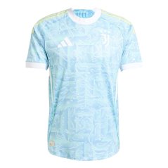 adidas Juventus Authentic Away Shirt 2025 2026 Adults Blue