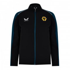 Castore Wolverhampton Wanderers Travel Jacket BLACK/PETROL