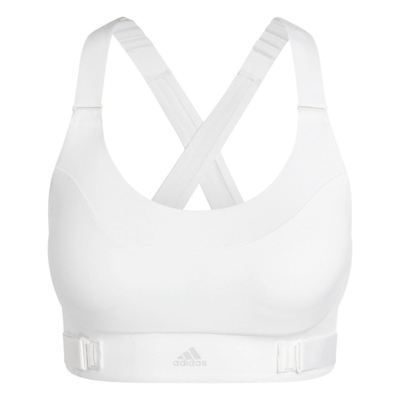 adidas Fastimpact Luxe Run High-Support Bra Womens High Impact Sports White