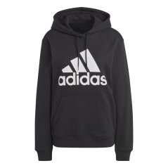 adidas Essentials Big Logo Regular French Terry Hoodie Black/white