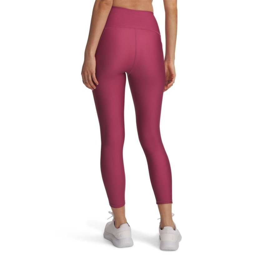 Under Armour Tech No-Slip Waistband Ankle Leggings Womens Fuchsia Dusk
