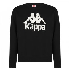 Kappa Essential Crew Sweatshirt Black