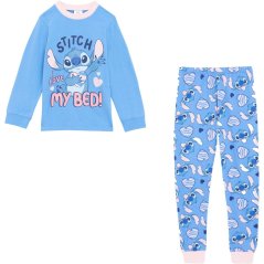 Character Girls Lilo & Stitch Long Sleeve Pj Set Blue