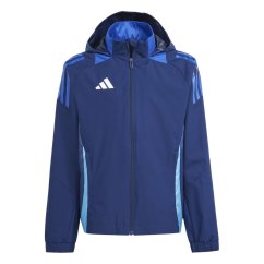 adidas Unisex Kids' Rain Anorak Navy Blue