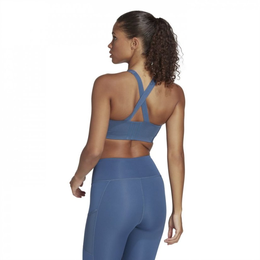 adidas TLRD Impact Luxe Training High-Support Sports Bra Womens Wonste/Whte