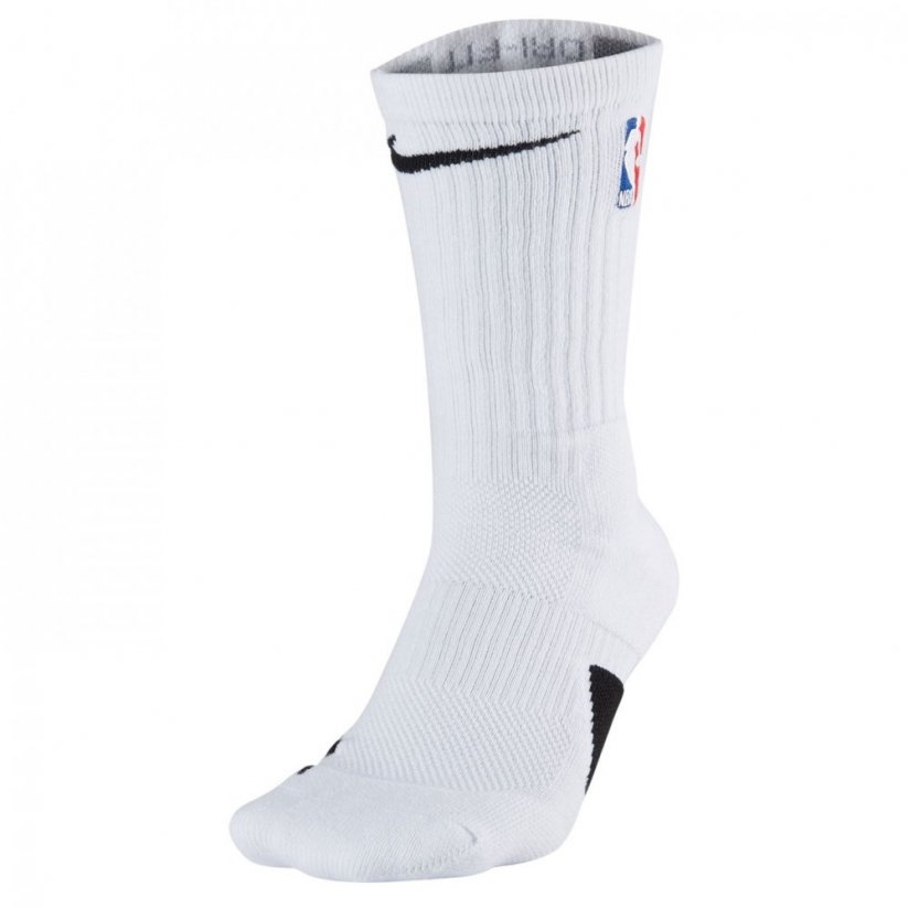 Nike Elite NBA Crew Socks Adults White/Black