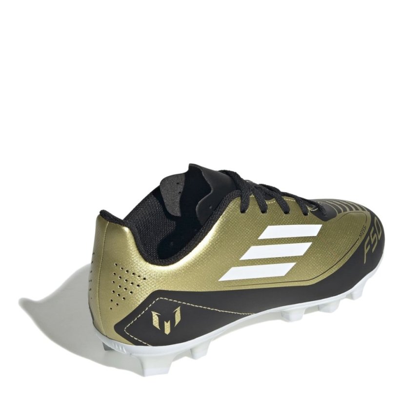 adidas F50 Club Junior Firm Ground Football Boots Gold/Black