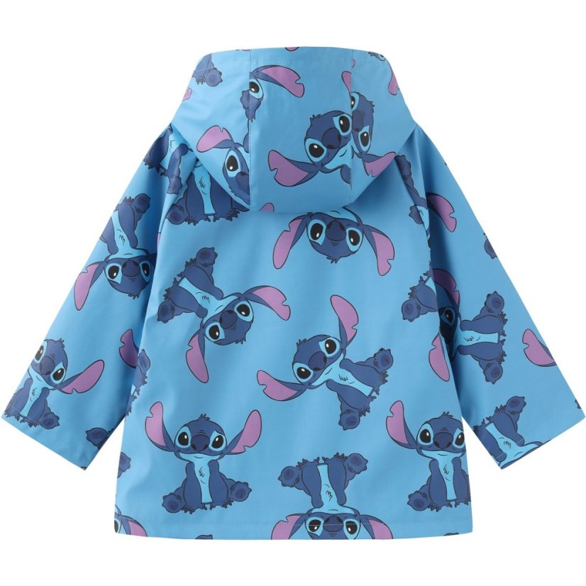 Character Kids' Disney Print Waterproof Long Sleeve Hooded Rain Anorak Stitch