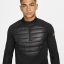 Nike Therma-Fit Academy Winter Warrior Drill Top Mens Black/Orange