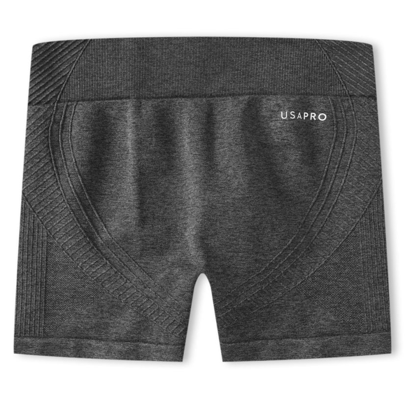 USA Pro Junior Seamless Short Charcoal