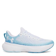 Under Armour Women's Infinite Road Running Shoes White/Blue
