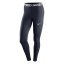 Nike Pro Women's Mid-Rise Mesh-Panelled Leggings Obsidian/ White