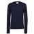 Lee Cooper Button Shoulder Knitted Jumper Mens Navy