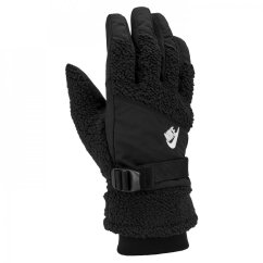 Nike Sherpa Fleece Gloves Black/White