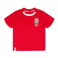 RFU England Rugby Poly T Shirt Juniors Red